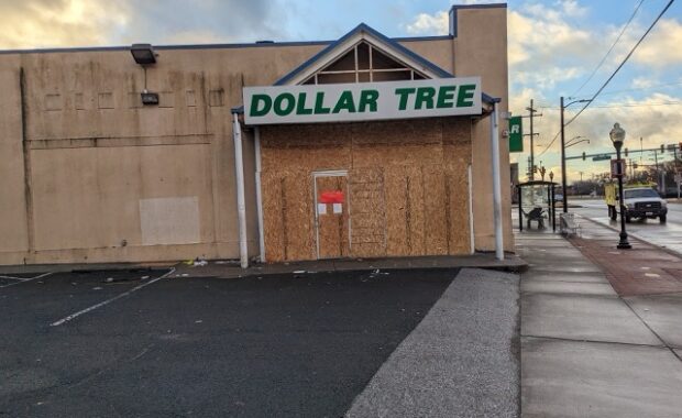 Outside of Dollar Tree Building