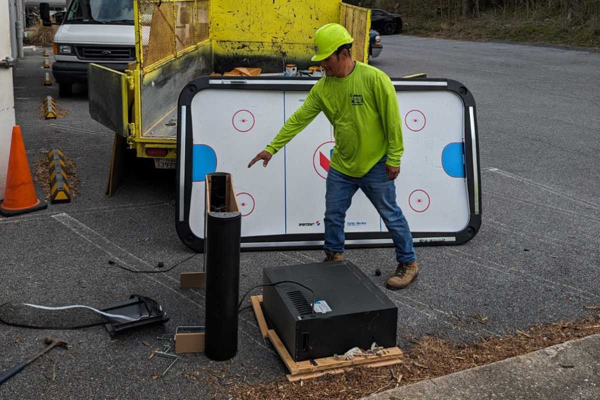 Baltimore Junk Removal Hockey Table