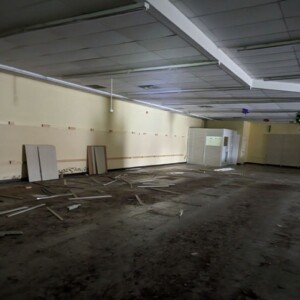 Inside of Dollar Tree after Move Junk cleanup